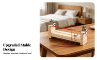 Wooden Weaving Frame Secure Hold Adjustable Bracelet Jig Rope Knotting Board Versatile Paracord Jig Tool Easy to Use