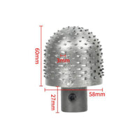 Coconut Grater Head with Spikes Electric Metal for Kitchen, Home Cooks