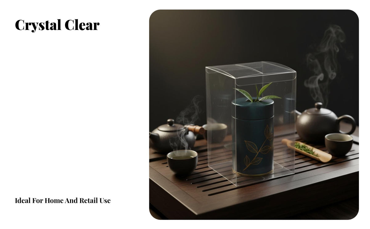 Transparent PVC Packaging Box Food Grade Transparent Gift Box Display Container High Clearness Long-Lasting Material