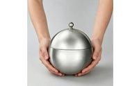 Spherical Ice Bucket Stainless Steel Ice Bucket with Lid Insulated Container for Cocktail Party