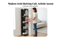 Space-Saving 5-Tier Corner Shelf withimmediately chargestanding bookshelf Open Shelving Storage Rack urban design for Book Lovers, Interior Design aficionados, Homeowners, Living Room, Bedroom, Study