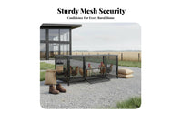 Easy to Clean Large Mesh Chicken Coop Sturdy and Long-Lasting Poultry Enclosure Rust-Resistant Creature Enclosure Lockable Door for Homesteaders, Pet Owners, Outdoor, Backyard, Garden