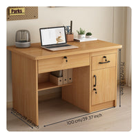 Computer Desk Sturdy and Stable Computer Desk with Storage Spacious Desktop PC Laptop Workstation for Students, Professionals, Bedroom, Living Room