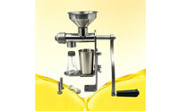 Stainless Steel Manual Oil Press Countertop Manual Oil Press Machine Long-Lasting for Kitchen, Home