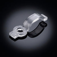 Strip Lighting Mounting Clips for Waterproof LED Strip, Single Hole Screw Fixing for 10mm LED, 12mm Sleeve LED Silicone Clip, DIY Holder Set