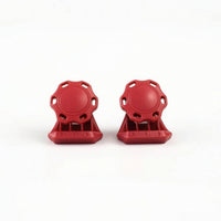 2 Pieces Reinforced Nylon Helmet Visor Fastening Clip Molded Plastic Visor Mounting Clip with Hardware Long-Lasting Sturdy for Coaches