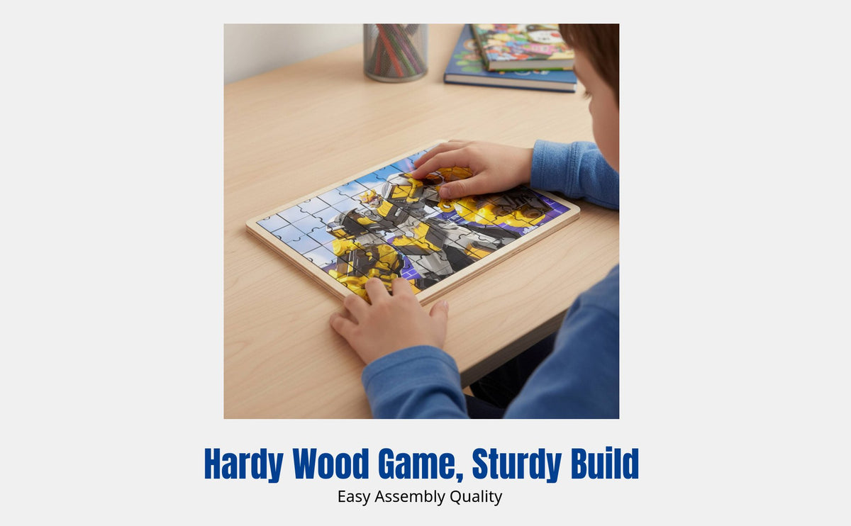 Robot Assembly Puzzle, Wooden Mecha Toy, Electric King, Ocean Storm, Boys Gift
