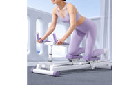 Knee Crawl Machine Adjustable Incline Back Exercise Machine Waist Training Machine Padded Home Gym Equipment Built-in Counter