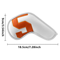 PU Golf Iron Head Cover Set (10 Pieces)