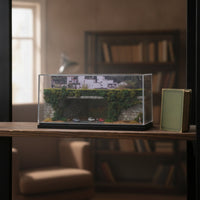 Miniature Display Base with Acrylic 1/64 Model Car Display Case Transparent for Collectors, Shelves, Desks