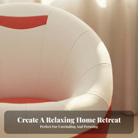360-Degree Rotation Rotating Flower-Shaped Seat Cute Aesthetic Round frameless Armchair Plush Comfort Indoor Seating Multi-Functional for Children, Students, Apartment Dwellers, Bedroom, study corner, Playroom, Living Room