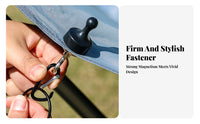 D-Buckle Design Attractive Tent Hook Portable Attractive Carabiner Hanger Easy Installation Outdoor Gear Multi-Purpose for Campers, Hikers, Travelers, Outdoors, Canopy, Home, Cruise Ship