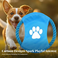 Teeth Grinding Dog Training Flying Disc Nip Resistant Dog Flying Disc Long-Lasting for Dogs, Puppy Owners, Outdoor, Playtime, Backyard