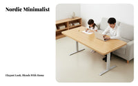 Multi-Functional Height-Adjustable Coffee-to-Dining Table Large Surface Lifting Desk Sturdy Construction Household Furniture Space-Saving Design for Children, Students, Home Workers, Living Room