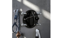 Multi Purpose Fitness Anchor Plate with U-Shaped Loop-Loop Long-Lasting Suspension Fitness Anchor Strong Support Hanging Sling Mount with Expansion Bolts Safe for Athletes