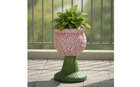 Pedestal Stand Decorative Planter Pedestal Sculptural Furniture for Gardeners, Patio, Yard