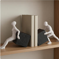 Abstract Human Bookends Decorative Home Decor for Office Desk