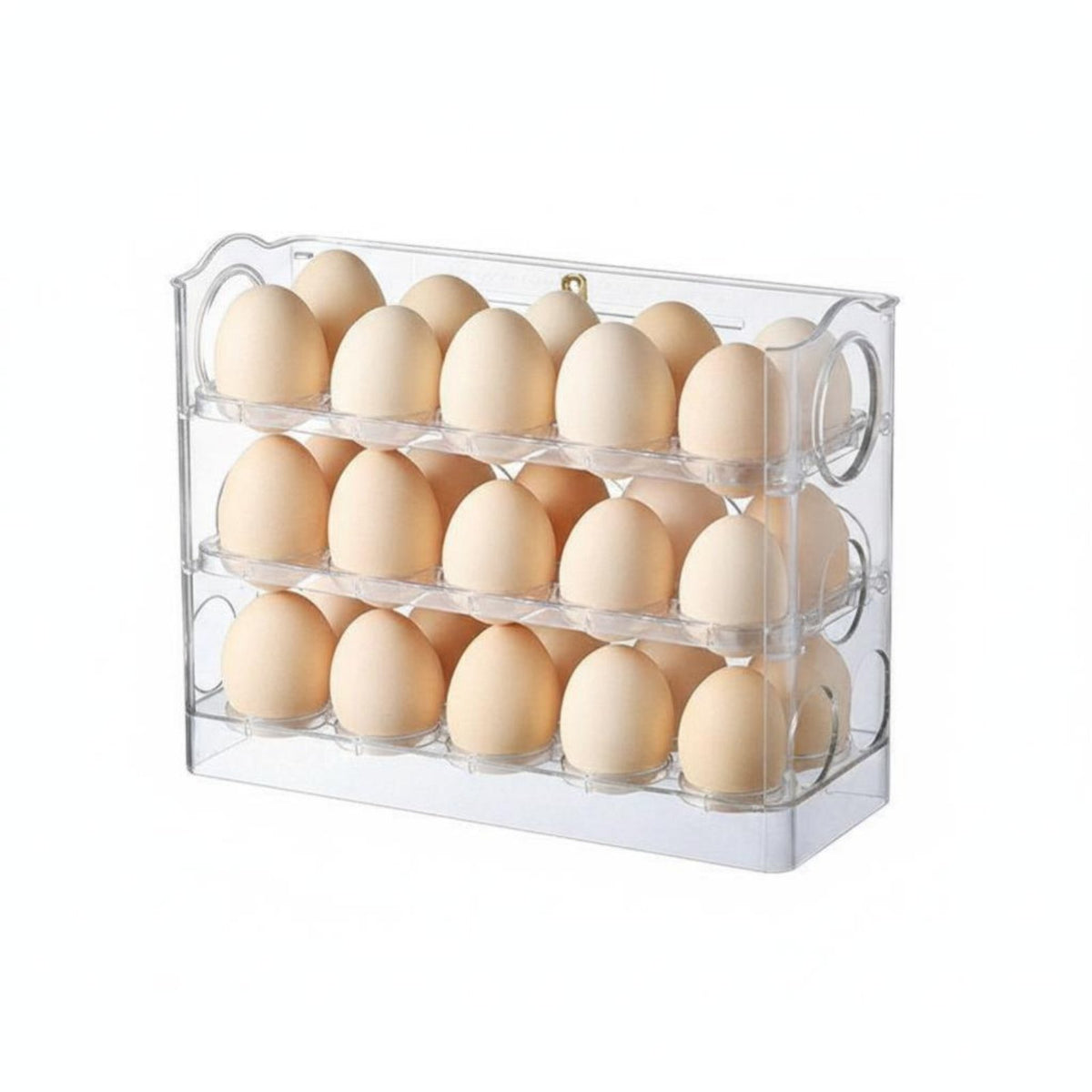 Multimulti-tier ovum rack holder Dispenser Space-Saving 3-Tier rotating ovum rack holder Rack Large Capacity
