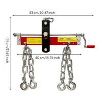 Engine Balancing Bar Balanced Hoist Leveler with Hooks Stable Tool for Hobbyists