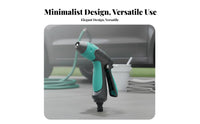 Heavy Duty High Pressure Water Leak-Proof Metal Car Wash Nozzle 360° Rotating Head for Gardeners