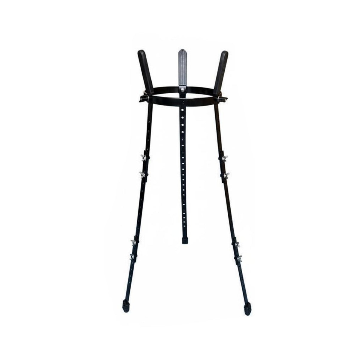 Standing or Sitting Use Djembe Stand Universal Fit African Drum Stand Non-Slip Rubber Feet Adjustable Drum Tripod Portable for Percussionists, Professional Players, Music Practice, Stage Performance, Live Gigs, Recording Studio