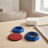Slimline Octagonal Sanding Pad Textured Grip Sanding Pad Base Molded Plastic Shop Part Glossy Finish