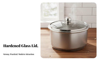 Heat-Resistant Glass Lid See-Through Design Universal Pot Lid Heat Resistant Handle Frying Pan Glass Cover for Chefs, Adults, Stewing, Kitchen