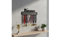 Ice Hockey Medal Hanger Sturdy and Ice Hockey Themed Medal Rack Rust Resistant Wall Mounted Award Holder for Bedroom
