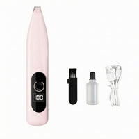 Rechargeable Paw Hair Trimmer LED Light Feline Paw Trimmer Digital Display Grooming Clipper Slim Pen-Like