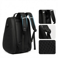 Compartmentalized Pickleball Backpack Wet Dry Separation Tennis Backpack Shoe Compartment Racket Bag Structured
