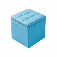 Tufted Storage Ottoman Comfortable Seating Tufted Storage Cube for Fitting Room