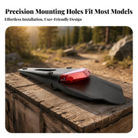 3 in 1 Design LED Mudguard Tail Light High Brightness LED Motorcycle Brake Light Waterproof Universal Rear Mudguard Taillight Easy Installation