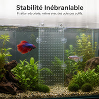Acrylic Aquarium Divider for Fish Tanks - Transparent Isolation Board for Breeding, Fry, and Turtle Tanks