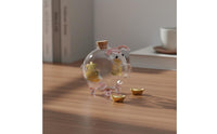 Glass Piggy Bank Decorative Transparent Savings Jar Clear Savings Pot Easy to Clean House Decoration Handmade Craftsmanship