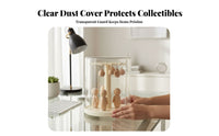 Surprise Box Figure Display 360-Degree case° Rotation Rotating Display Stand Soot-Clear of Proof Figure Display Case