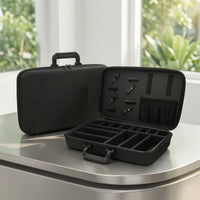 Hairstyling Tool Case Hard-Sided Tool Storage Bag with Dividers Multi-Compartment with Dividers for Barbers