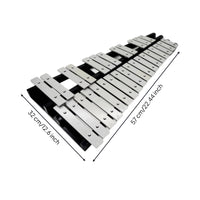 30-Note Xylophone Educational 30-Note Percussion Instrument Glockenspiel for Beginners, Home Practice