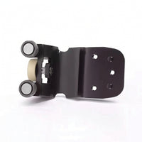 Black Roller Guide Bracket Compact Door Roller with Bracket Long-Lasting Hardware Smooth for Mechanics, DIYers