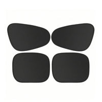 4 Pieces Easy to Install Car Side Window Sun Shade Opaque Car Window Screen Complete Blackout Panel Protection for Commuters