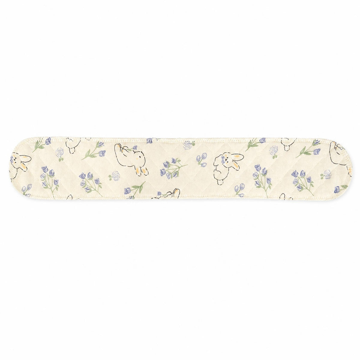 Reusable Abdominal Sweat Pad Quilted Waist Sweat Pad Stitched Edges Body Accessory Absorbent