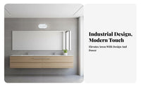 Sealed Design Waterproof LED Ceiling Light Sturdy Construction Bulkhead Lamp Resistant for Bathroom, Garage, Sauna