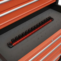 Wall-Installed Screwdriver Organizer Space Saving Screwdriver Tool Holder Easy to Install Tool Holder Rail for Mechanics, DIY Users, Workshop