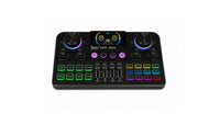 Bluetooth Connection Live Broadcasting Sound Card Noise Reduction Broadcasting Audio Mixer Portable for Singers