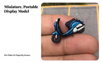 1:64 Scale Scooter Highly Detailed 1:64 Miniature Figures Tiny Vehicle Model Hand-Painted Vintage Scooter Reproduction Refined