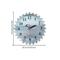 Nordic Design Gear Wall Timepiece Creative Shape Metal Wall Timepiece Battery Operated Home Decor for Living Room, Office, Bedroom
