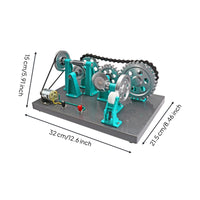 Gear Drives Model Visual Demonstration Chain Drive Model Easy to Use Mechanism Demonstration Kit for Students
