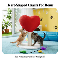 Stable Base Cat Climbing Frame Anti-Tipping Design Cat Climbing Structure Wear-Resistant Jute Scratching Post Easy Assembly for Cats, Kittens, Indoors, Indoor, Living Room, Bedroom