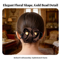 Updo Hair Clip Elegant Design Ponytail Holder Claw Versatile Styling Decorative Updo Hair Holder for Women, Adults, Daily Wear, Office, Parties