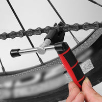 Chain Breaker with Crossbar Handle Metal Chain Breaker Tool Easy to Operate for Cyclists, Home Workshop