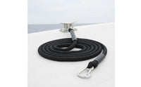 Stretch Mooring Cord with Hook Stretchable Elastic Boat Rope High Strength Stretch Mooring Rope for Kayakers, Anchoring, Temporary Docking